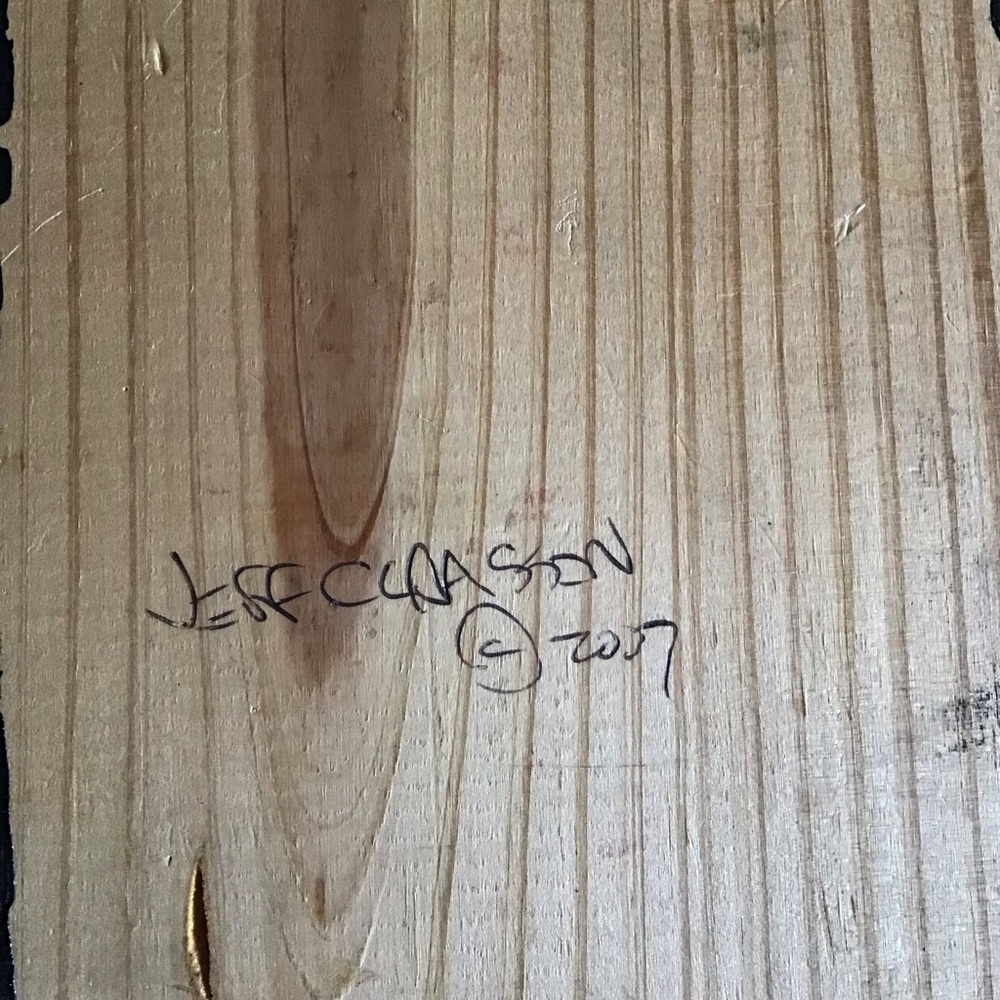 Quirky Artwork on Wood by Jeff Claassen: We Are Not Culturally Significant - Picture 6 of 6